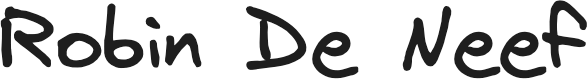 Robin De Neef logo